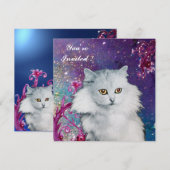 DE KONINGIN VAN WITTE KATTEN KAART (Voorkant / Achterkant)