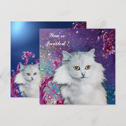 DE KONINGIN VAN WITTE KATTEN KAART (Voorkant / Achterkant)