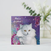 DE KONINGIN VAN WITTE KATTEN KAART (Staand voorkant)