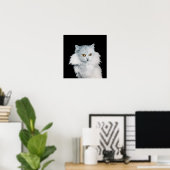 DE KONINGIN VAN WITTE KATTEN POSTER (Thuiskantoor)