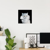 DE KONINGIN VAN WITTE KATTEN POSTER (Thuiskantoor)