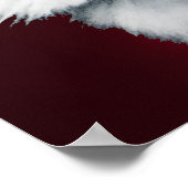 DE KONINGIN VAN WITTE KATTEN ,Rode Bourgogne Poster (Hoek)