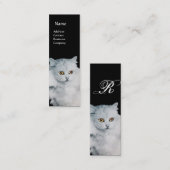 DE KONINGIN VAN WITTE VANGSTMONOGRAM MINI VISITEKAARTJE (Voorkant / Achterkant)