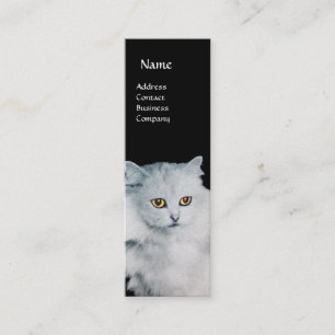 DE KONINGIN VAN WITTE VANGSTMONOGRAM MINI VISITEKAARTJE