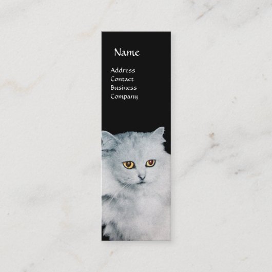 DE KONINGIN VAN WITTE VANGSTMONOGRAM MINI VISITEKAARTJE (Voorkant)