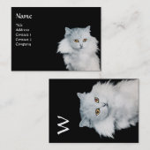 DE KONINGIN VAN WITTE VANGSTMONOGRAM VISITEKAARTJE (Voorkant / Achterkant)