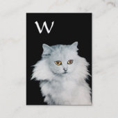 DE KONINGIN VAN WITTE VANGSTMONOGRAM VISITEKAARTJE (Achterkant)