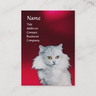 DE KONINGIN VAN WITTE VARKENS, MONOGRAM Red Ruby p Visitekaartje