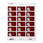 DE KONINGIN VAN WITTE VARKENS, rood Etiket (Full Sheet)