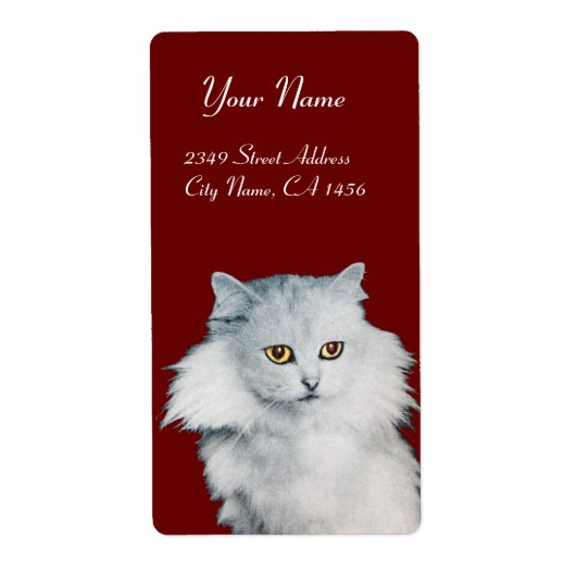 DE KONINGIN VAN WITTE VARKENS, rood Etiket (Voorkant)