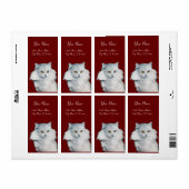 DE KONINGIN VAN WITTE VARKENS, rood Etiket (Full Sheet)