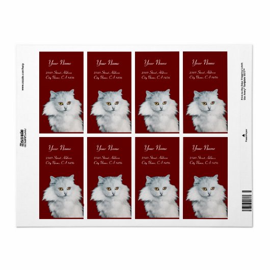 DE KONINGIN VAN WITTE VARKENS, rood Etiket (Full Sheet)