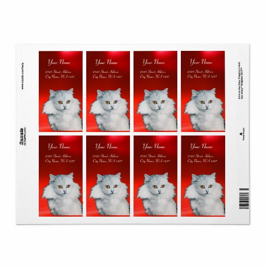 DE KONINGIN VAN WITTE VARKENS, Rood Etiket (Full Sheet)