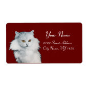 DE KONINGIN VAN WITTE VARKENS, rood Etiket (Voorkant)