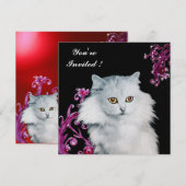 DE KONINGIN VAN WITTE VARKENS, Rood, zwart Kaart (Voorkant / Achterkant)