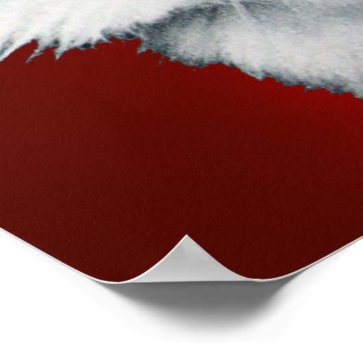 DE KONINGIN VAN WITTE VRUCHTEN, Rood Rood Poster (Hoek)