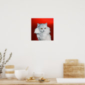 DE KONINGIN VAN WITTE VRUCHTEN, Rood Rood Poster (Keuken)