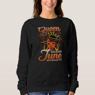 De koningin van Womens Retro werd in juni zwart g Trui