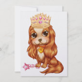 De koningin wil een feestje! - SRF Kaart (Voorkant)