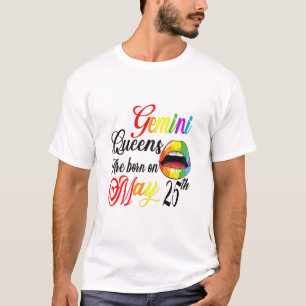 De koninginnen van de regenbooglamp worden geboren t-shirt