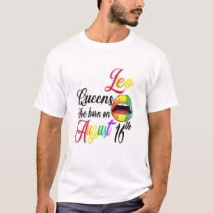 De koninginnen van de regenbooglamp worden geboren t-shirt