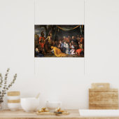 De koninginnen van Perzië in de Feet van Alexander Poster (Keuken)