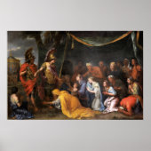 De koninginnen van Perzië in de Feet van Alexander Poster (Voorkant)