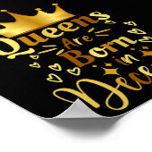 De koninginnen worden geboren in december poster (Hoek)