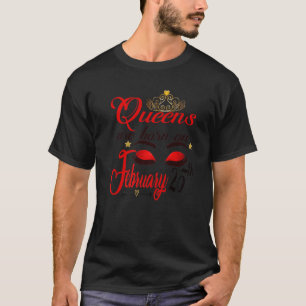 De koninginnen worden geboren op 25 februari jongs t-shirt