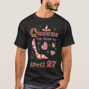 De koninginnen worden geboren op 27 april 2010. t-shirt