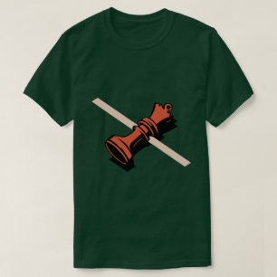 De koningin's Gambit Chess T-shirt