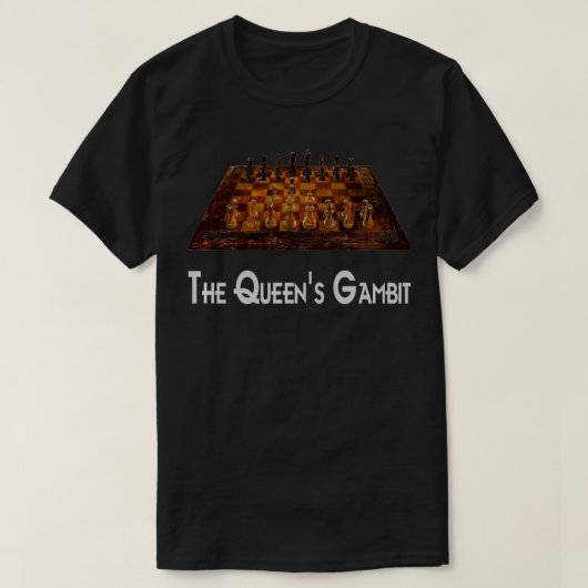 De Koningin's Gambit T-shirt (Design voorkant)