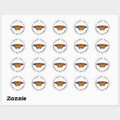 DE KONINGSMONARCHEN 3 RONDE STICKER (Vel)