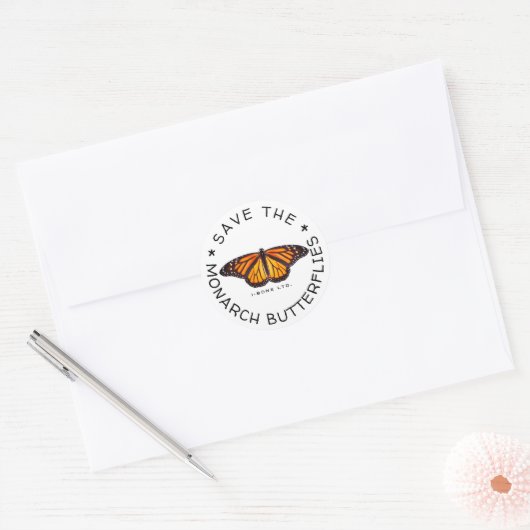 DE KONINGSMONARCHEN 3 RONDE STICKER (Envelop)