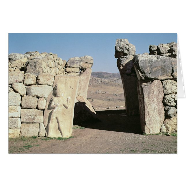 De Koningspoort van de muren van Hattusas (Voorkant Horizontaal)