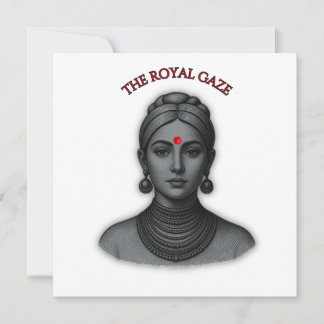 De Koninklijke Blik - Indische Koningin Lijnkunst Kaart
