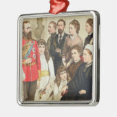 De Koninklijke Familie, 1880 Metalen Ornament (Links)