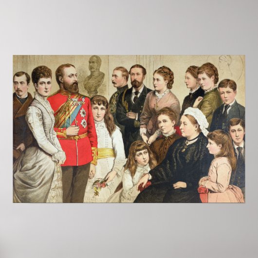 De Koninklijke Familie, 1880 Poster (Voorkant)