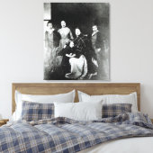 De koninklijke familie canvas afdruk (Insitu (Slaapkamer))