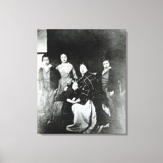De koninklijke familie canvas afdruk (Voorkant)