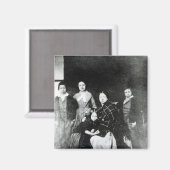 De koninklijke familie magneet (Voorkant / Achterkant)