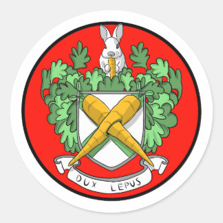 De Koninklijke Konijn Ronde Sticker