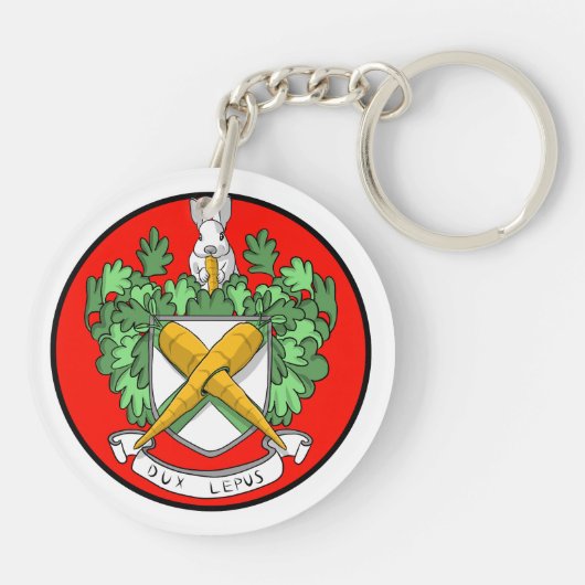 De koninklijke konijn sleutelhanger (Achterkant)