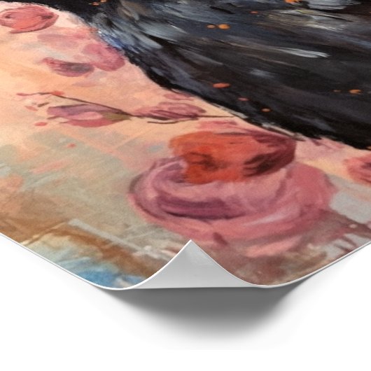 De koninklijke kraai poster (Hoek)