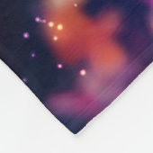 De koninklijke leeuw in betoverd bos fleece deken (Hoek)