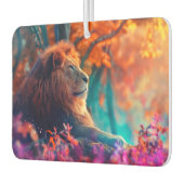 De koninklijke leeuw in betoverd bos luchtverfrisser (Links)