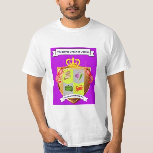 De Koninklijke Orde van Gumbo T-Shirt (Voorkant)