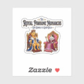 De Koninklijke Pawsome Monarchen Sticker (Vel)