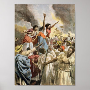 De koninklijke prinsessen die de Heilige Oorlog pr Poster