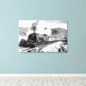 De Koninklijke Schot, de interlokale locomotief Canvas Afdruk (Insitu (Houten vloer))